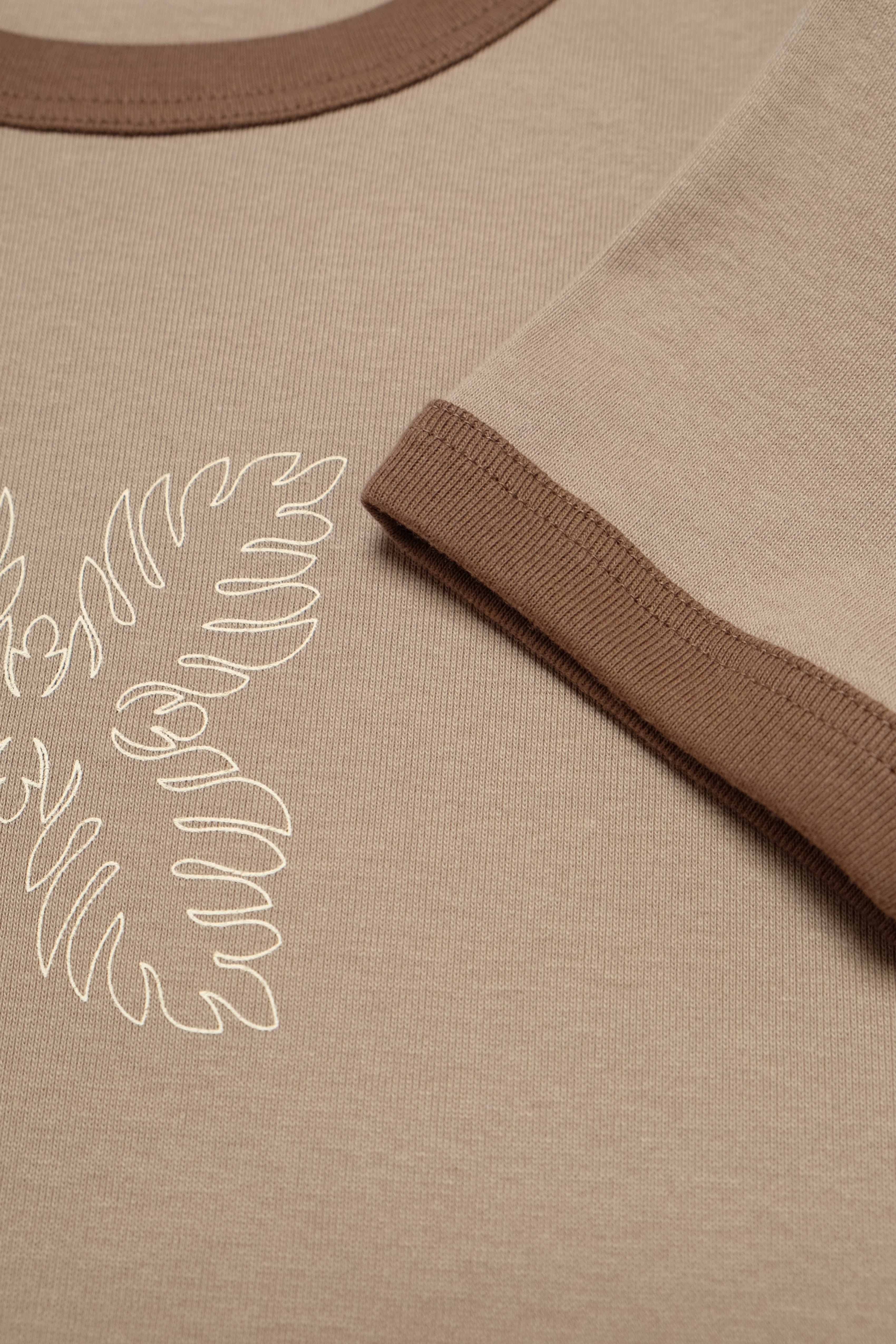 Women's T-Shirt - Lauaʻe - Greige