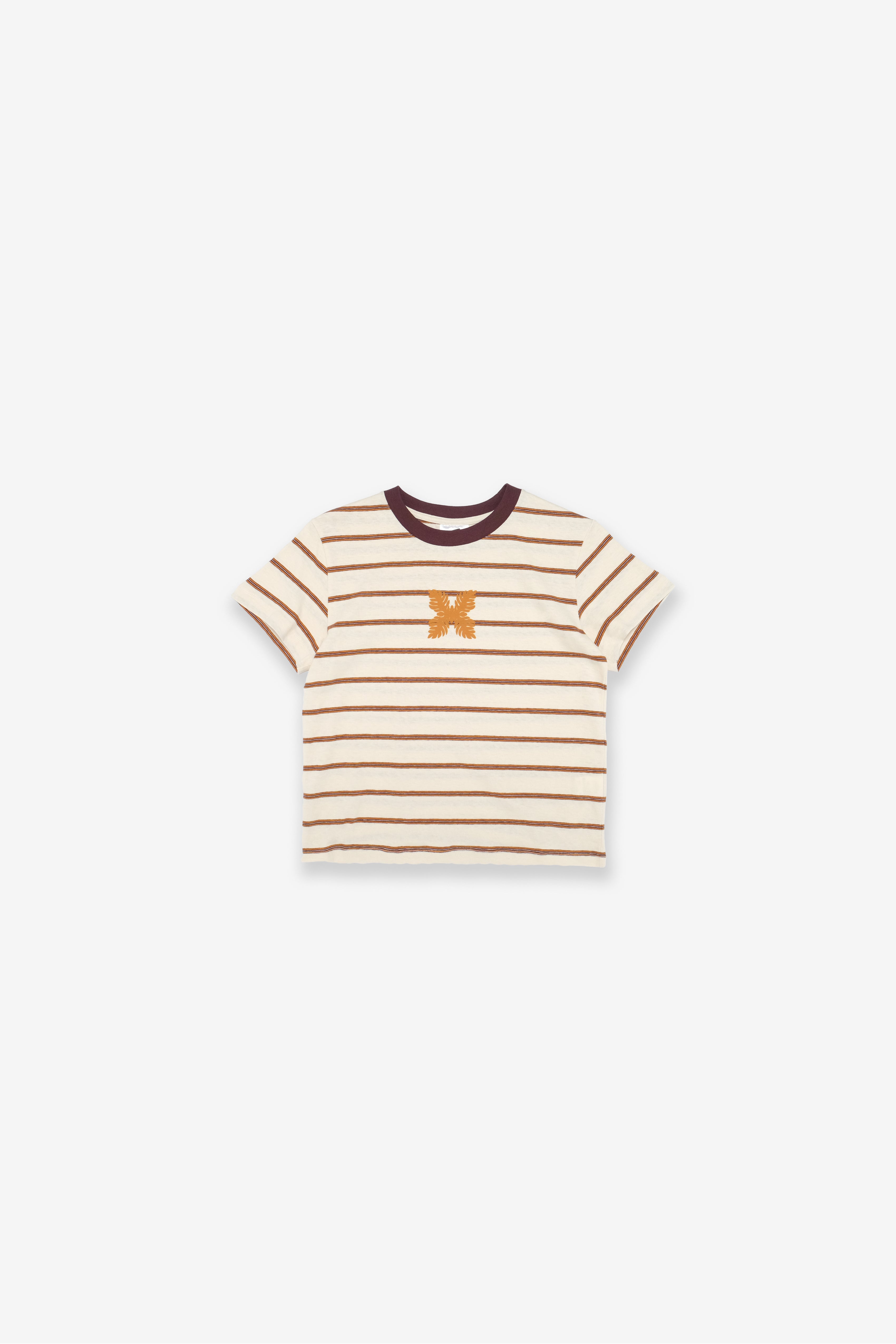 Women's T-Shirt - TomBoy Stripe - Macadamia