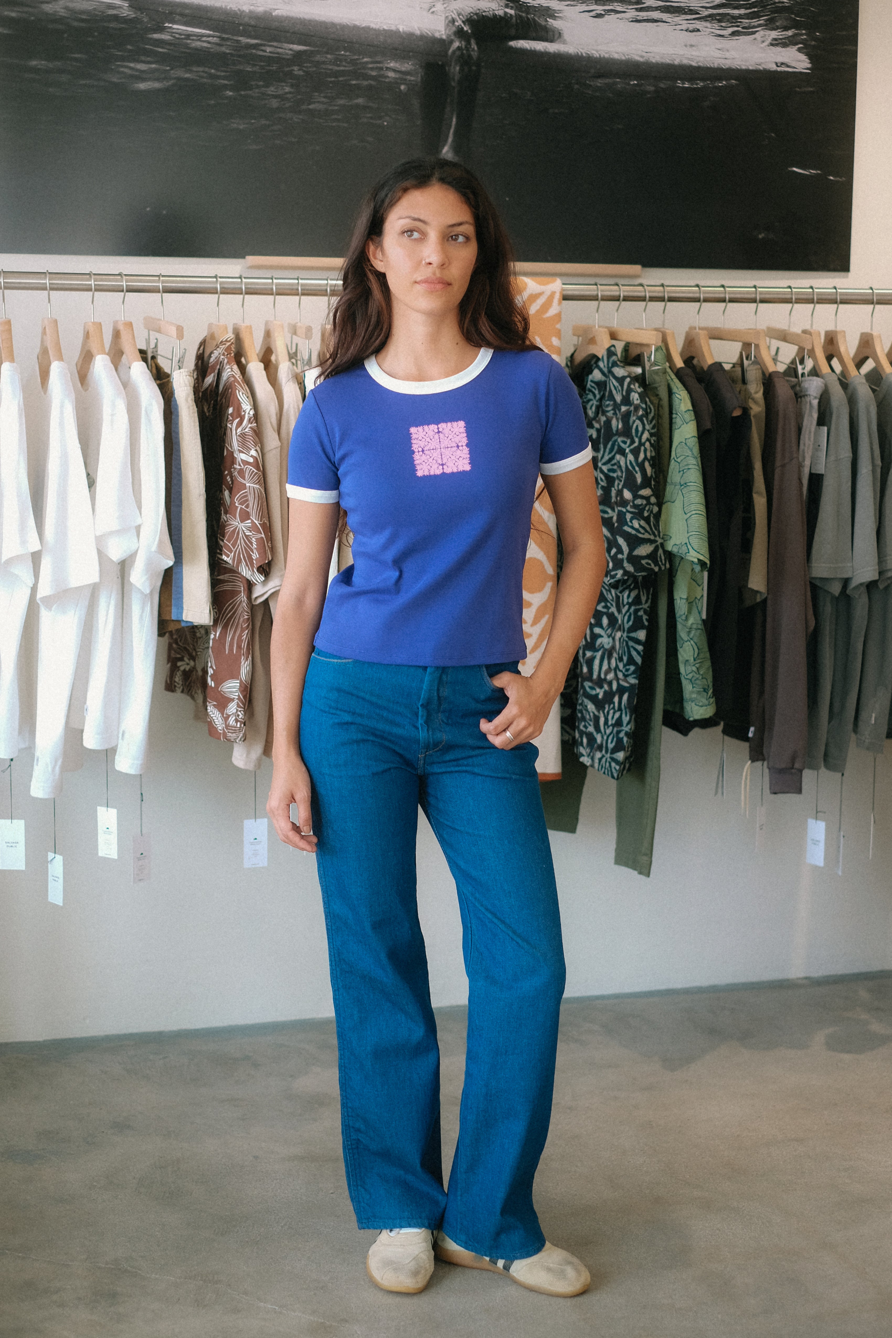 Women's T-Shirt - 'Ulu - Blue Shadow