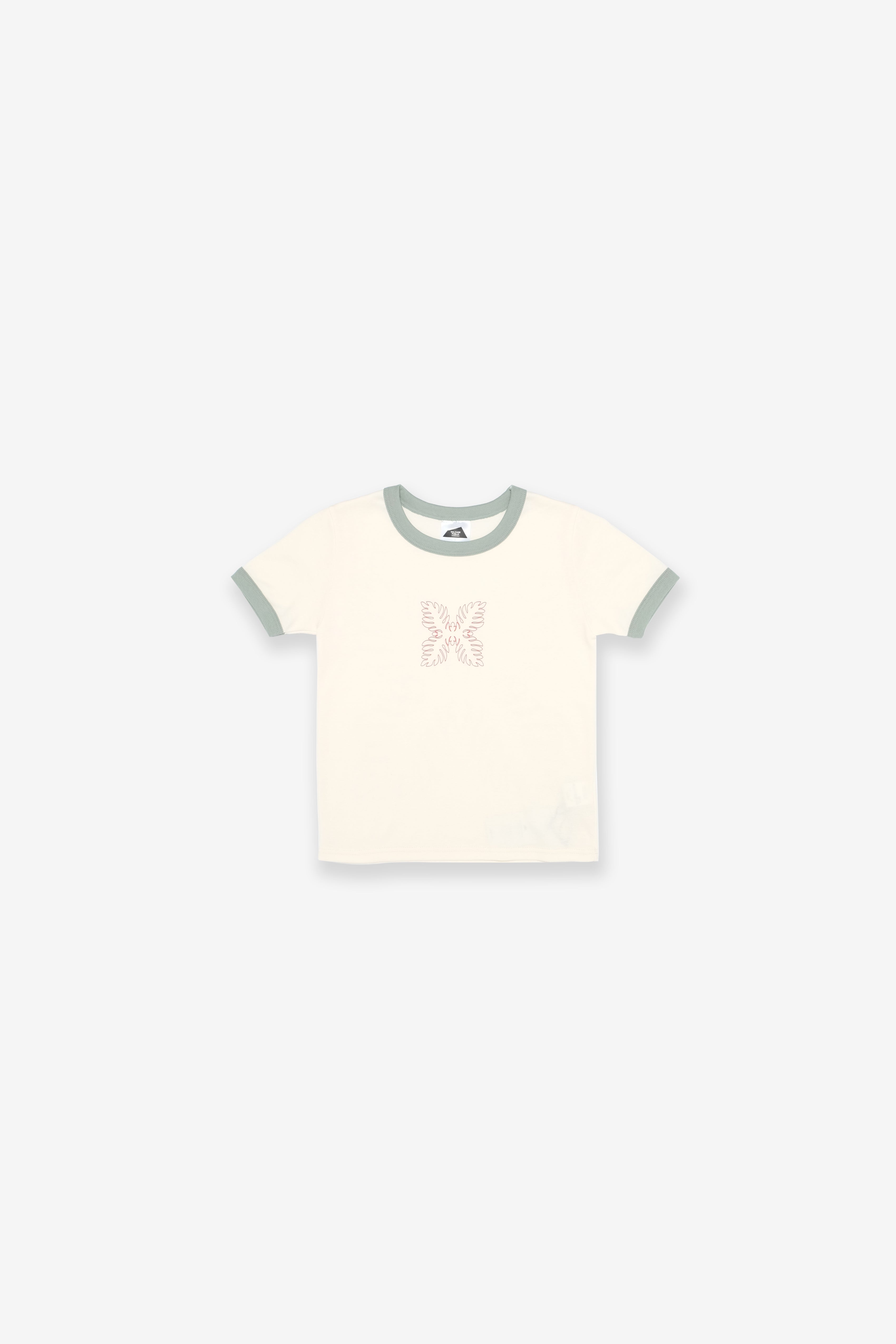 Women's T-Shirt - Lauaʻe Outline - Macadamia