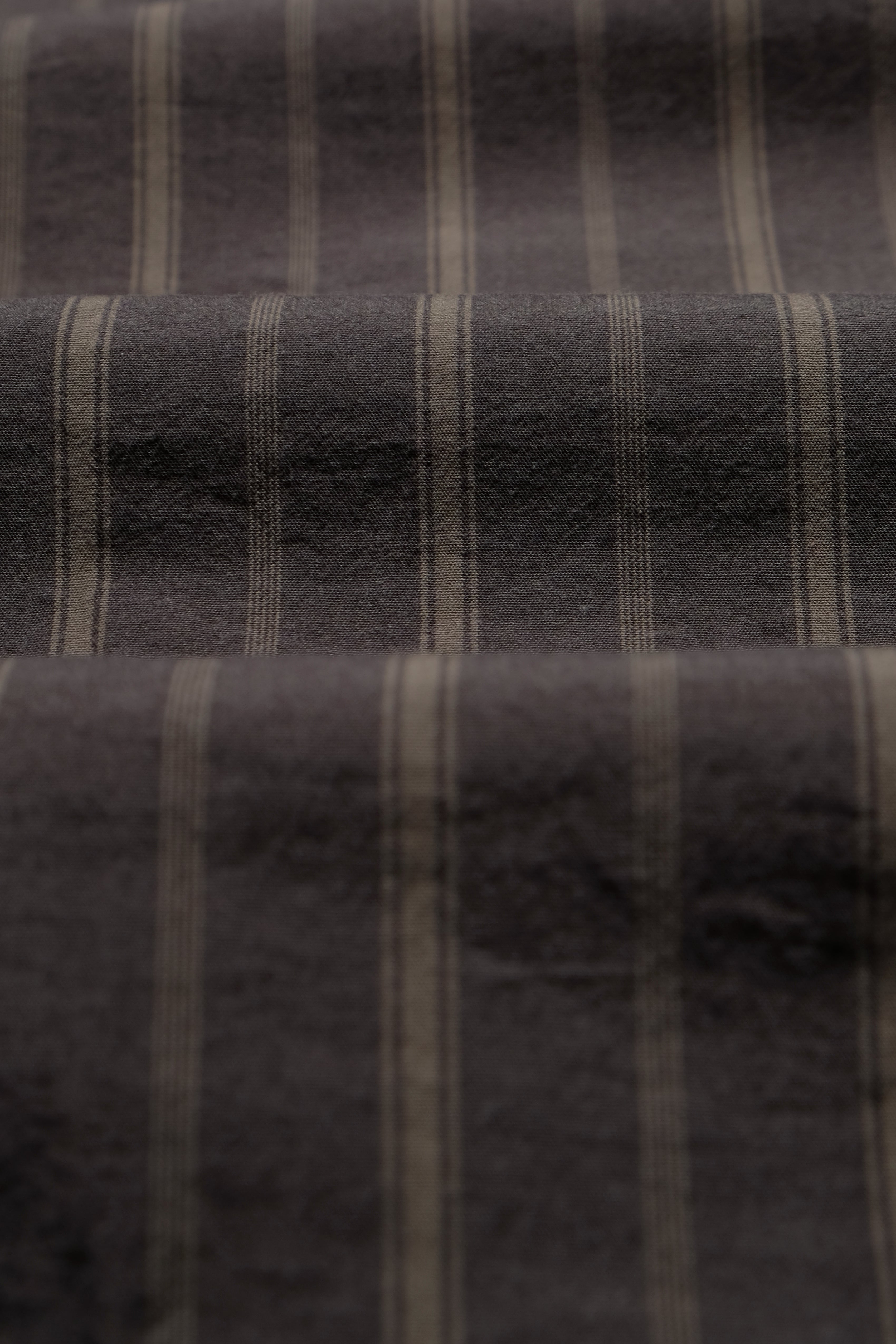 Women's Cropped Woven Shirt - Charcoal Brown