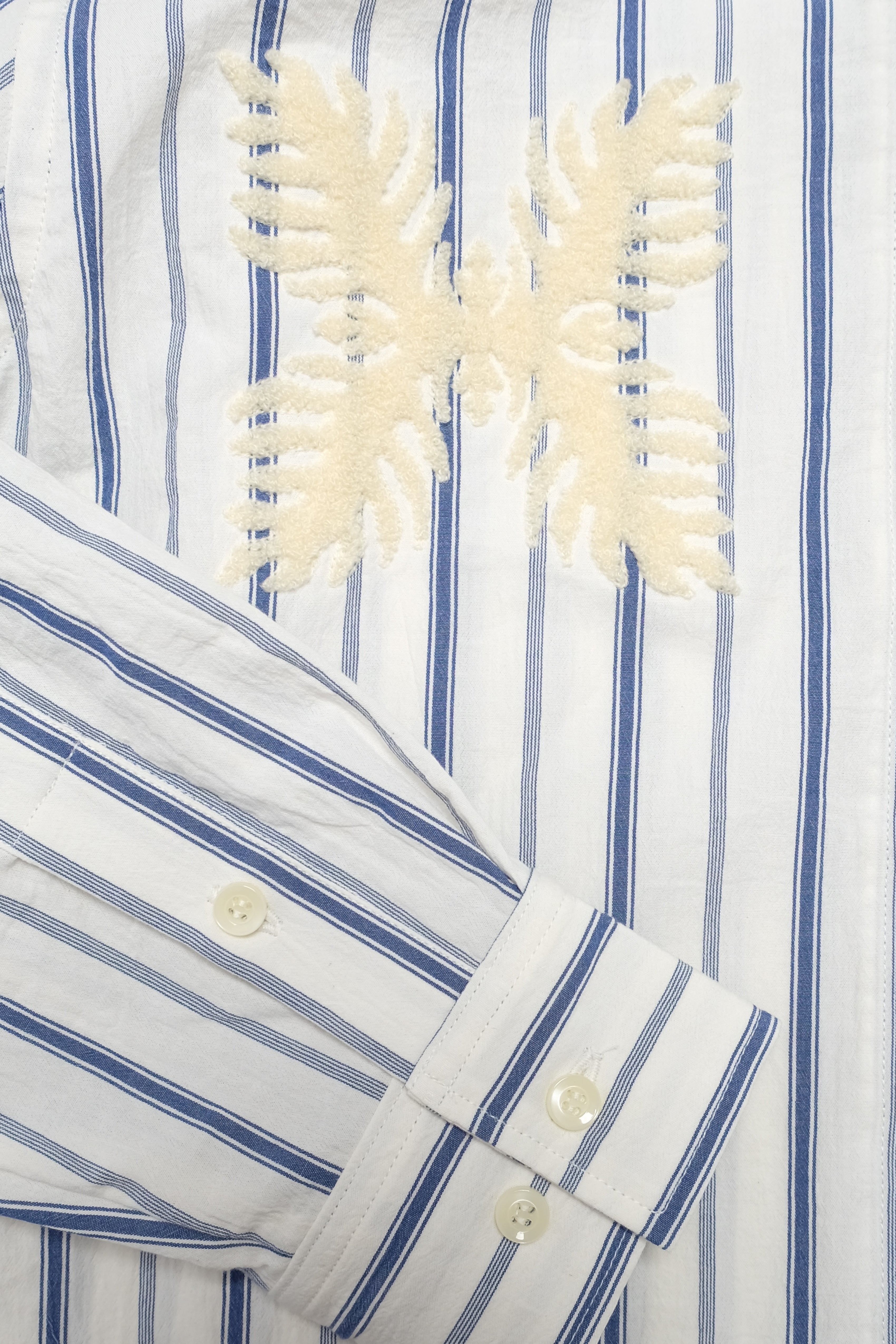 Women's Cropped Woven Shirt - White