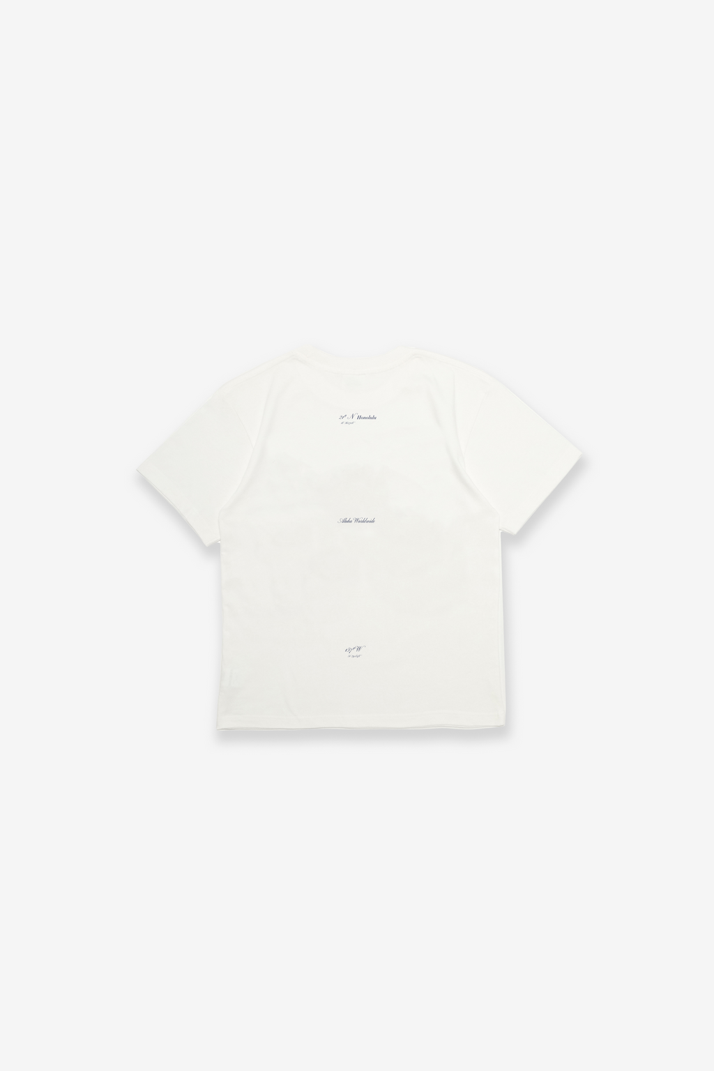 T-Shirt - Aloha Worldwide Script - White