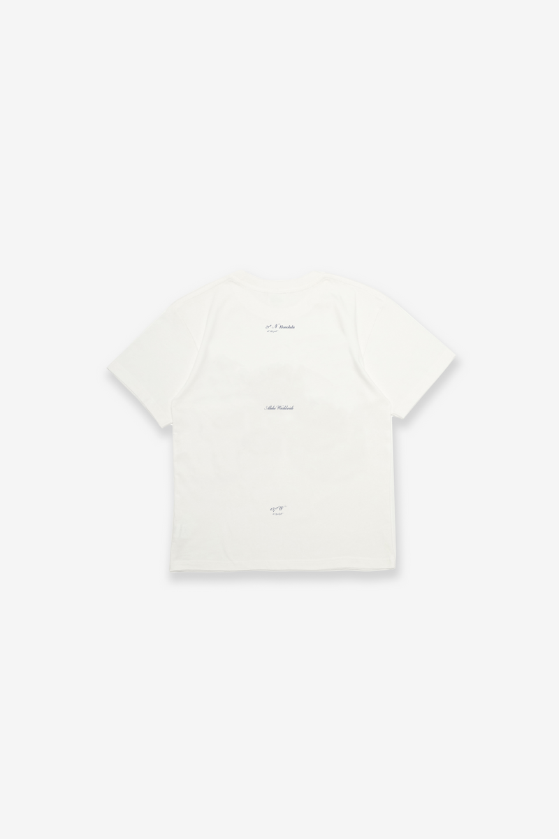 T-Shirt - Aloha Worldwide Script - White