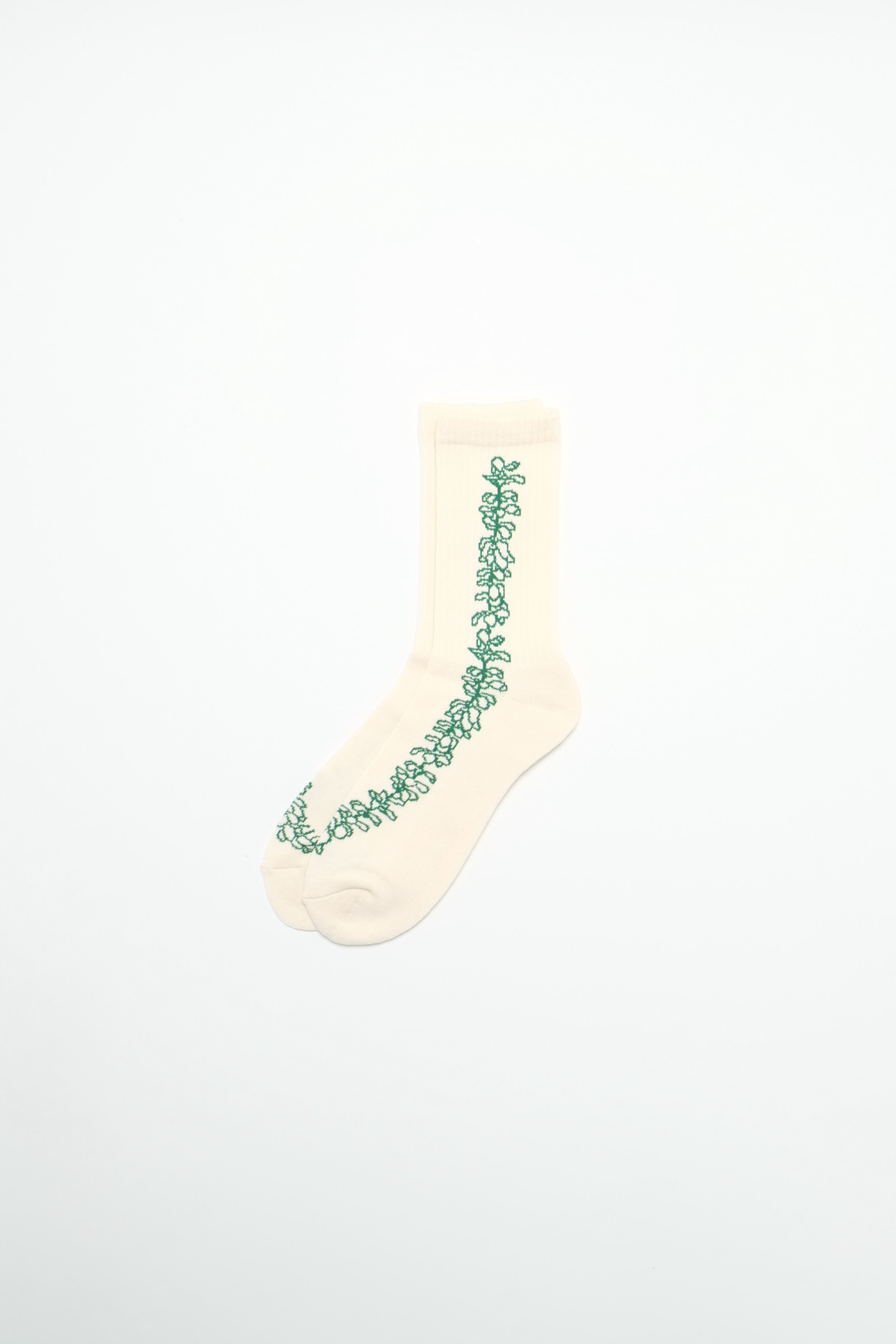 Socks - Pua - Macadamia/Green