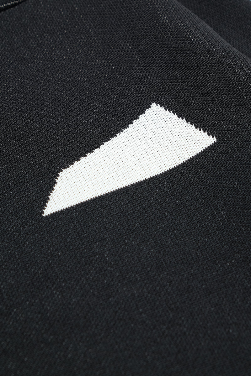 Waiʻaleʻale Rainproof Knit Crew - Logo Kolepa - Black