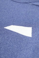 Waiʻaleʻale Rainproof Knit Crew - Logo Kolepa - Blue