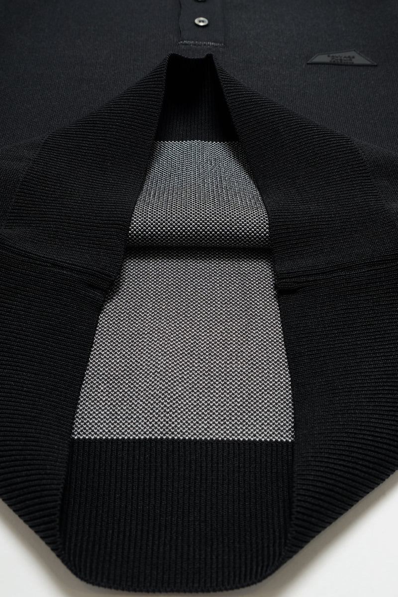 Waiʻaleʻale Rainproof Knit Polo - Logo Kolepa - Black
