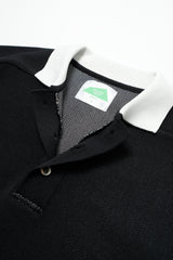 Waiʻaleʻale Rainproof Knit Polo - Logo Kolepa - Black