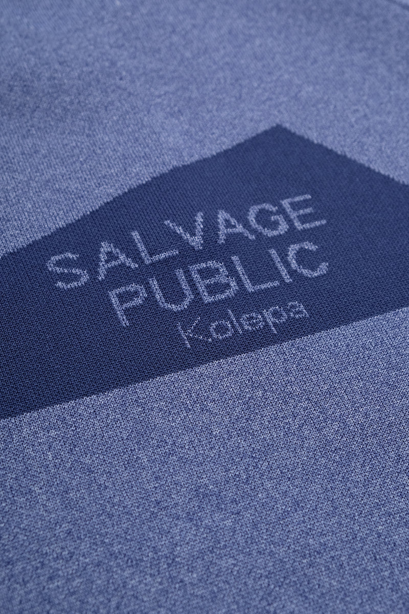 Waiʻaleʻale Rainproof Knit Polo - Logo Kolepa - Blue