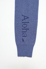 Waiʻaleʻale Rainproof Knit Polo - Logo Kolepa - Blue