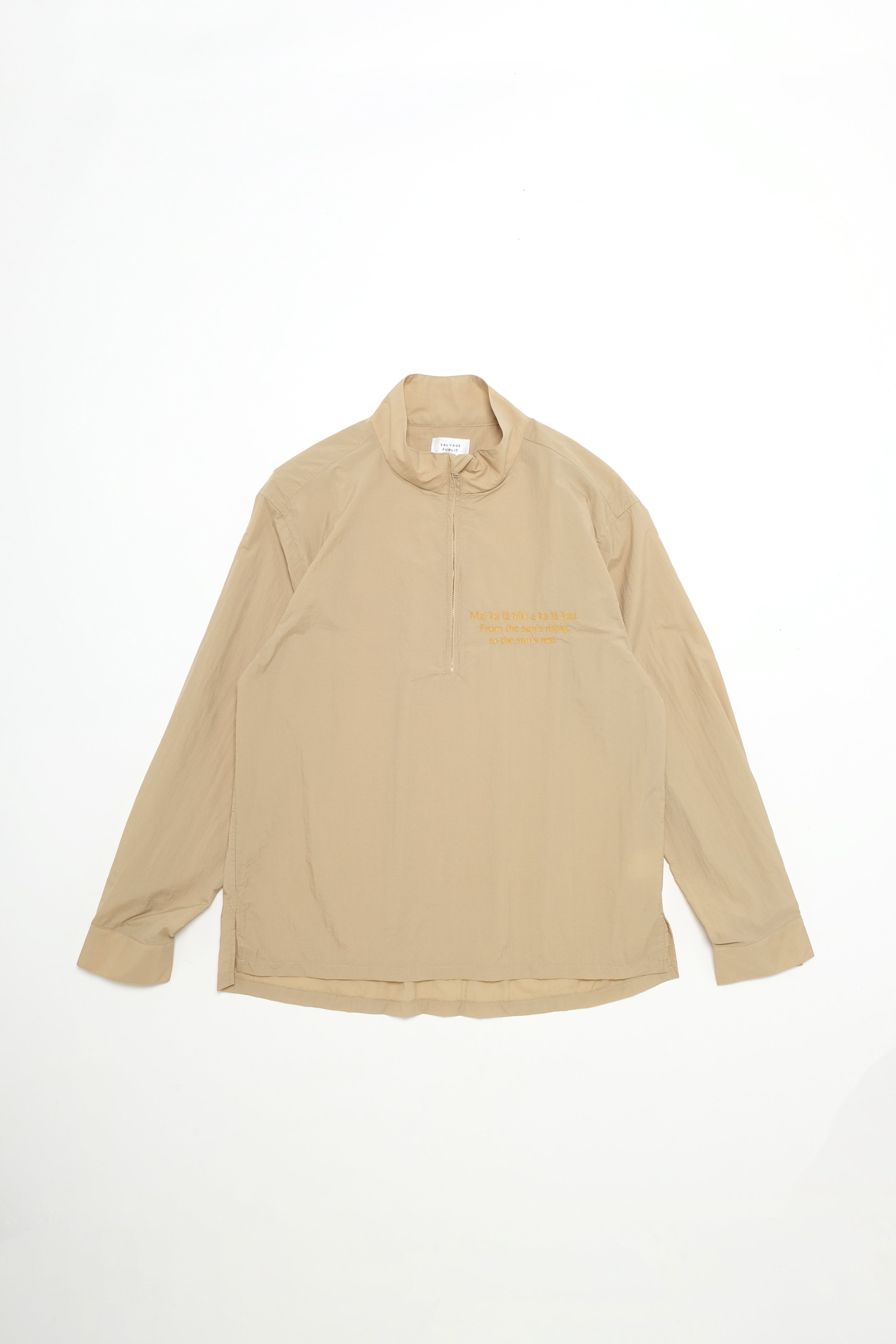 ʻĀwīwī Nylon Shirt Jacket - Sand