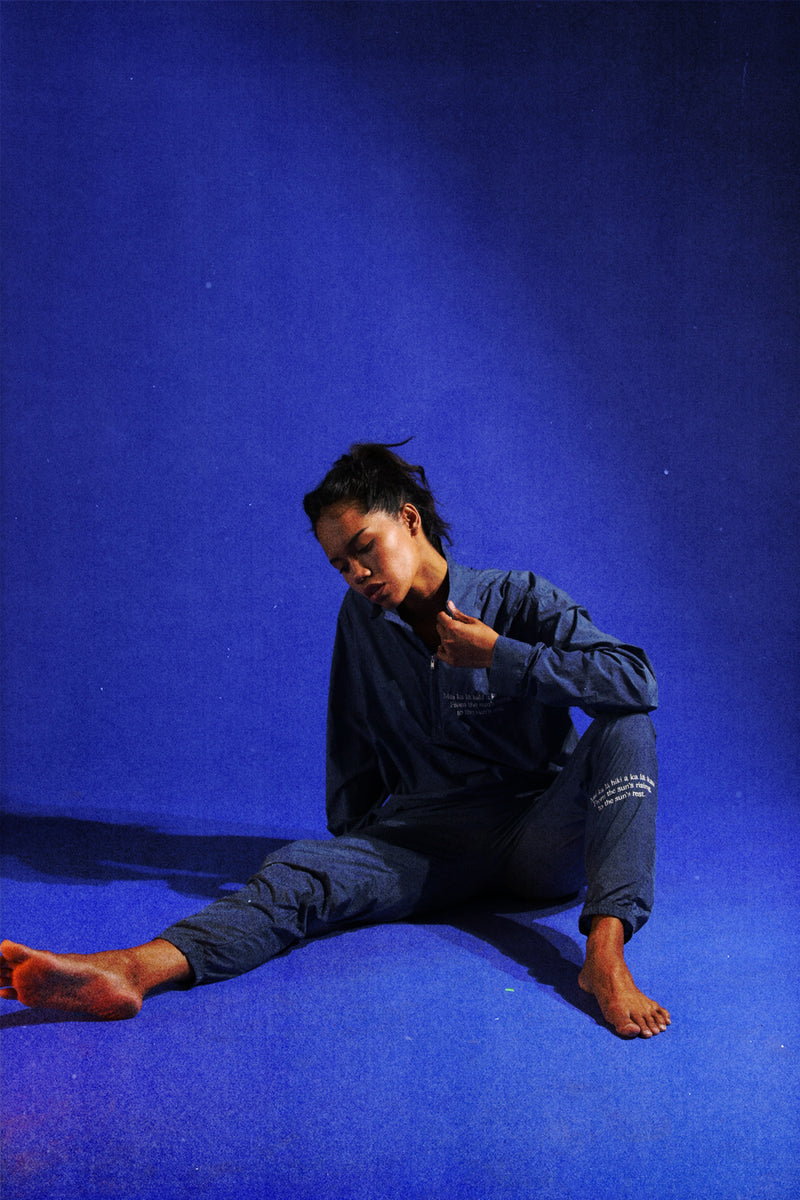 ʻĀwīwī Nylon Pants - Blue