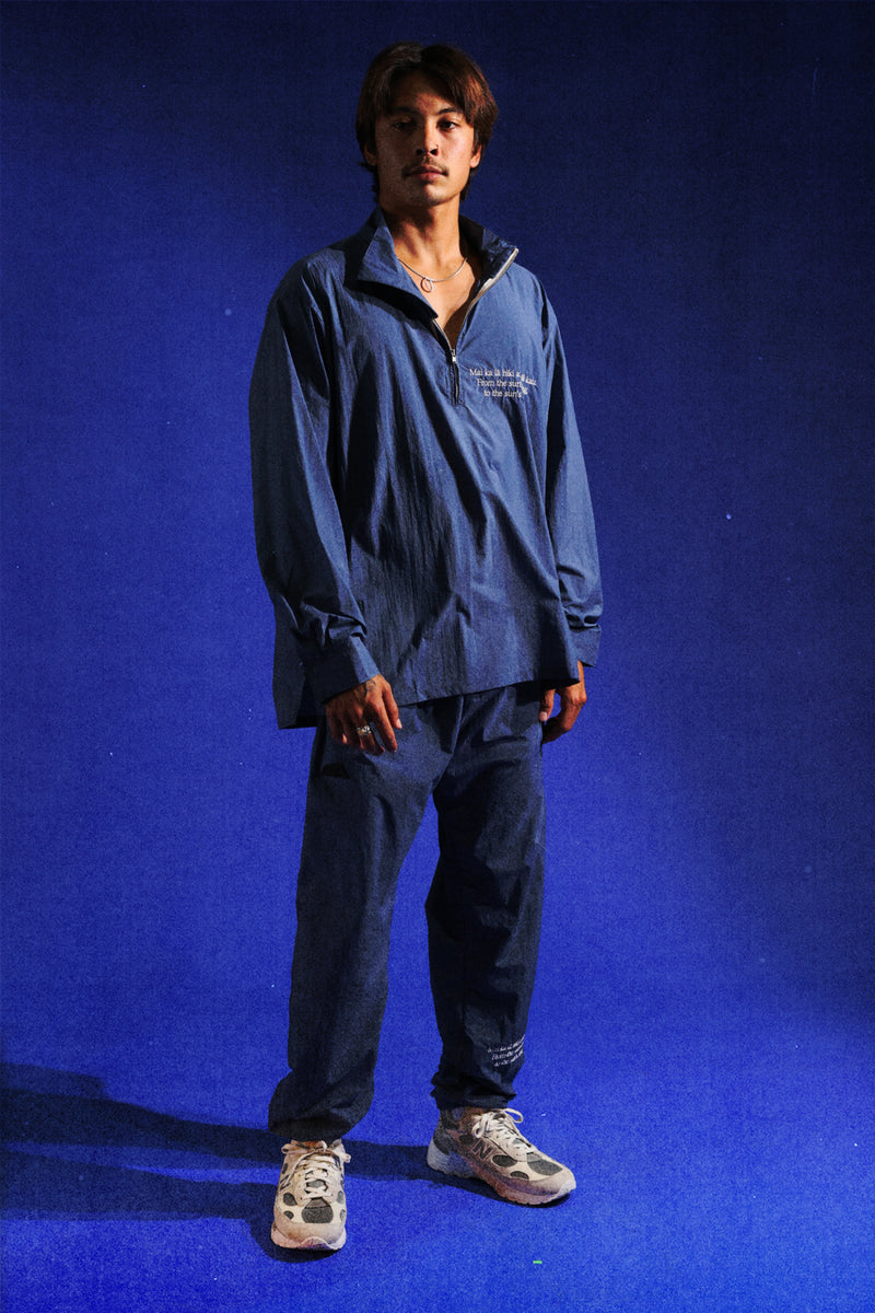 ʻĀwīwī Nylon Shirt Jacket - Navy