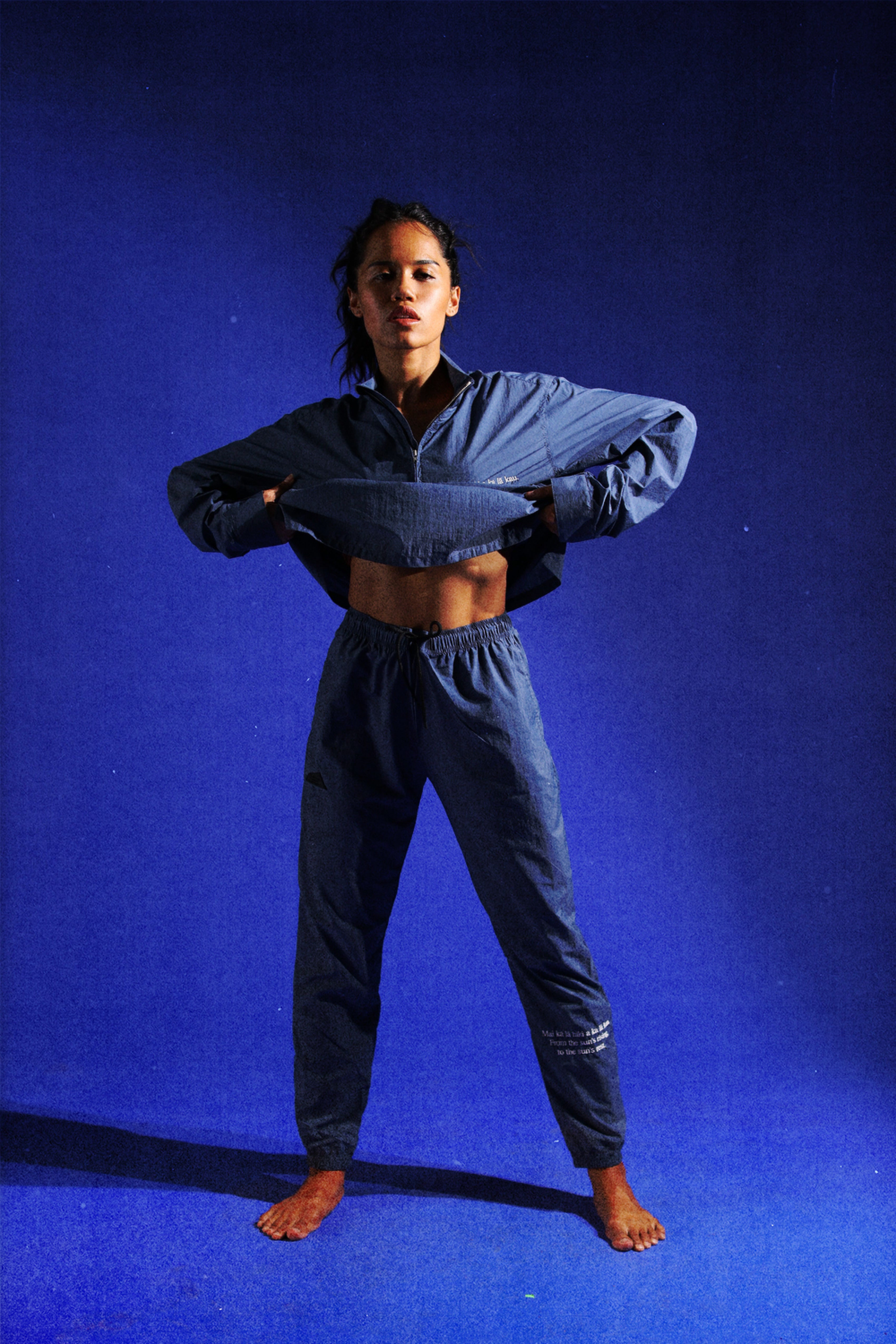 ʻĀwīwī Nylon Pants - Blue