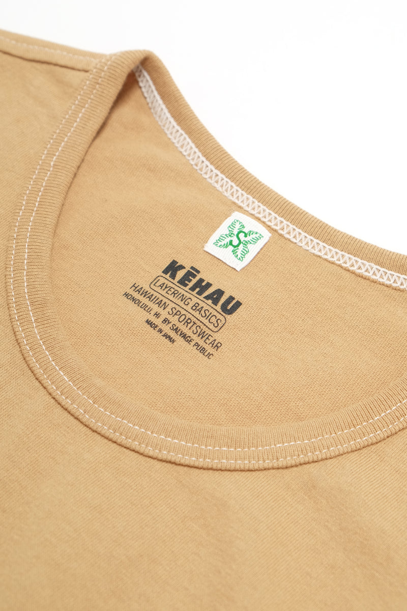Kēhau Layering Basics - T-Shirt - Tan