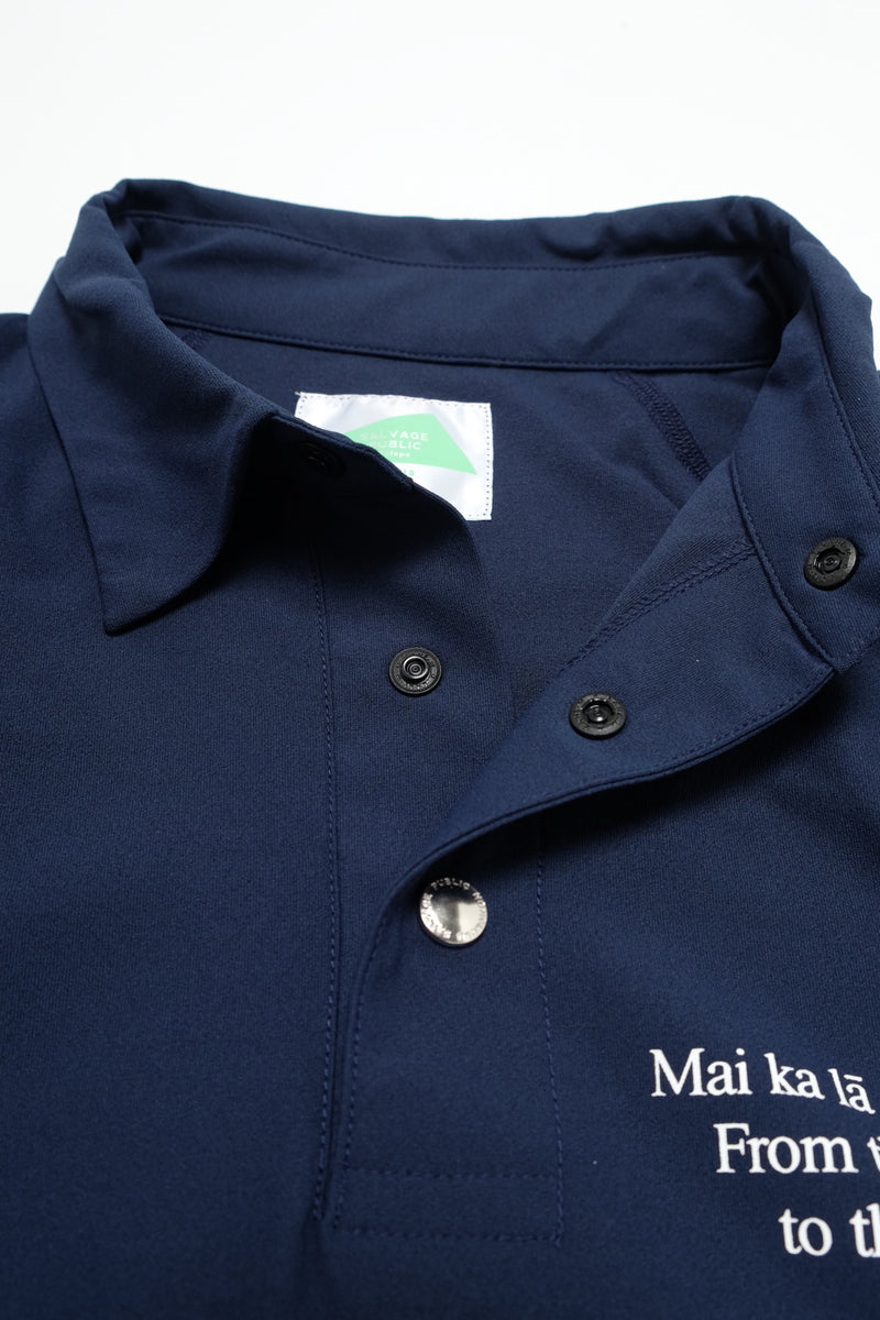 Kolepa Surf Polo - Sun's Rising - Navy