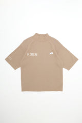 Honu Mockneck Jacquard Knit - Kden - Sand