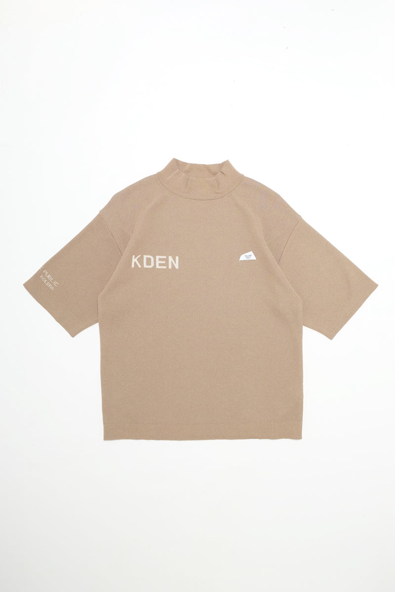 Honu Mockneck Jacquard Knit - Kden - Sand