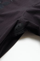 Makani Nylon Bomber Jacket - Double Quilt - Black
