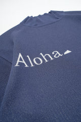 Honu Mockneck Jacquard Knit - Aloha - Blue