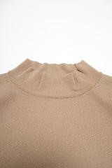 Honu Mockneck Jacquard Knit - Kden - Sand