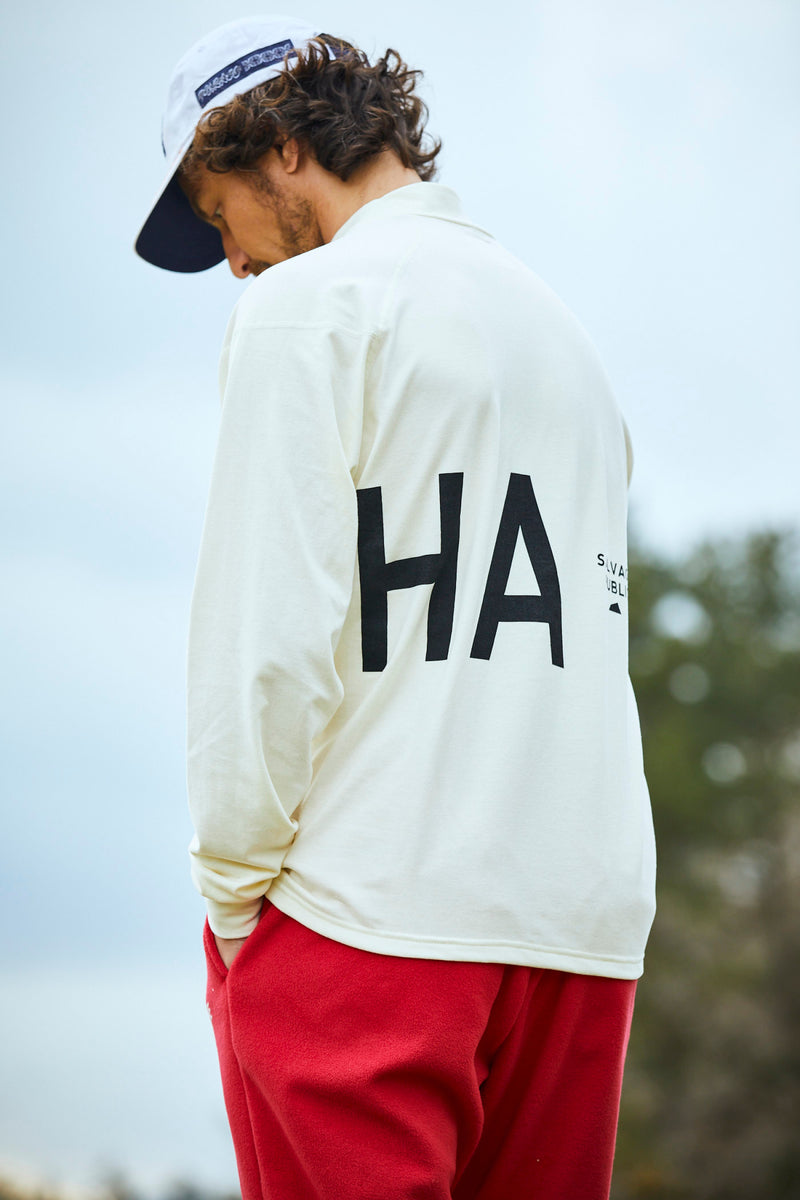 Honu Longsleeve - Paradise Now - Offwhite – Salvage Public