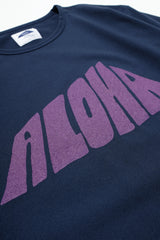 UPF Long Sleeve T-Shirt - Aloha - Navy